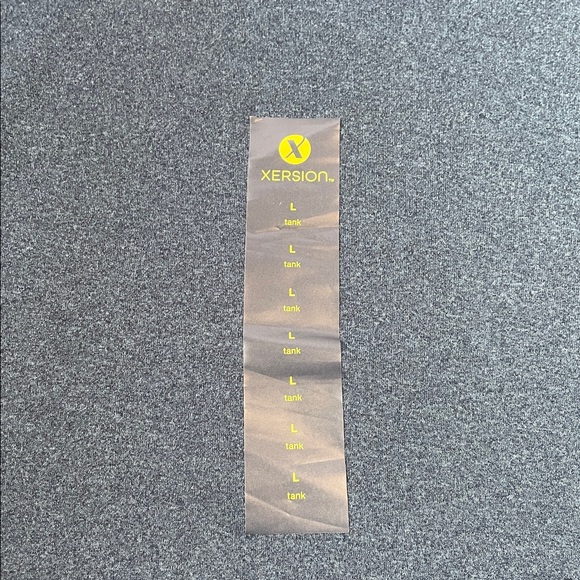 NWT Xersion Navy Racerback Tank Top. Size large. 100% polyester. - Picture 4 of 4